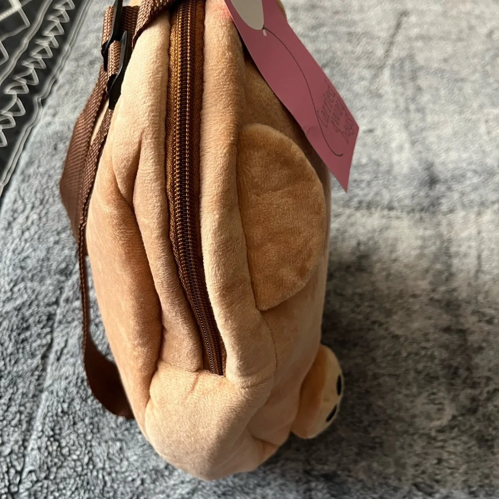 Plush Bear Kids Backpack - Tan